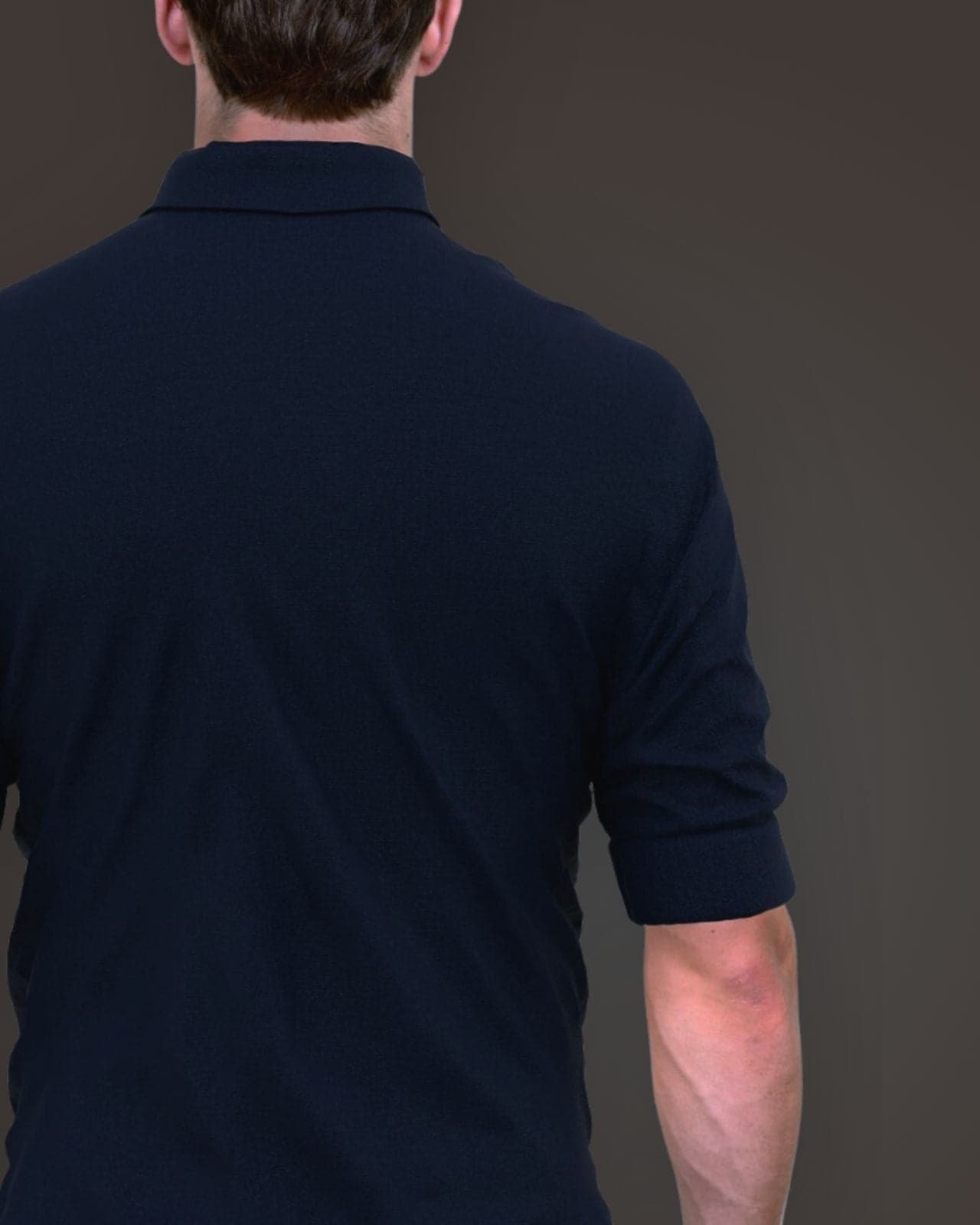 Color Block Patches Navy Shirt