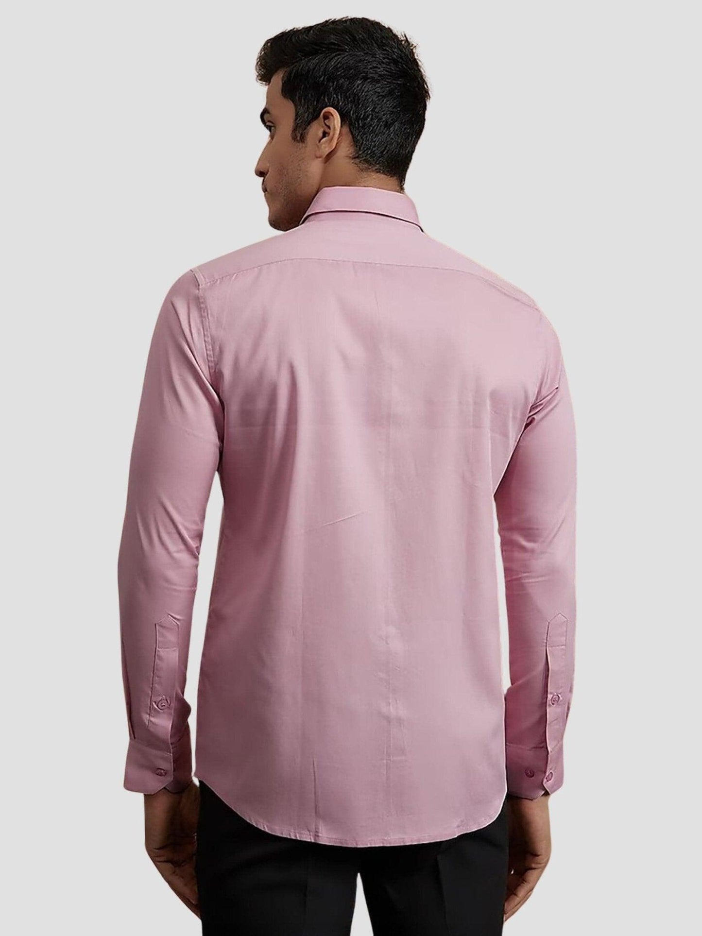 Printed Festive Pink Shirt - HE SPOKE - For Men